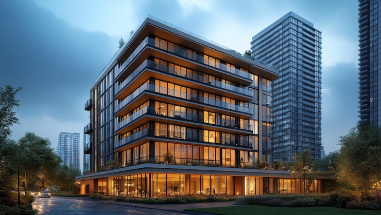 DLF Downtown Phase 2 - premium commercial project in Taramani, Chennai with modern office spaces