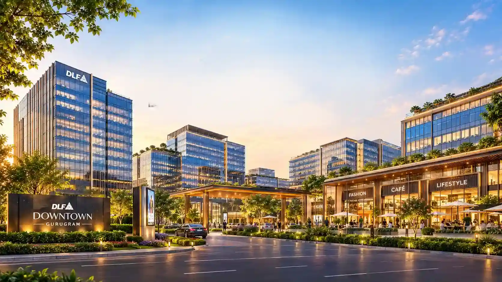DLF Downtown Gurugram - Premium commercial office and retail development