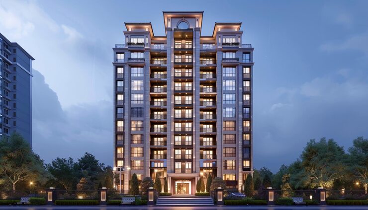 DLF The Aureva, Golf Course Extension Road, Gurugram, artist impression
