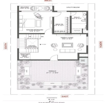 DLF Sector 108 Noida 4 BHK floor plan